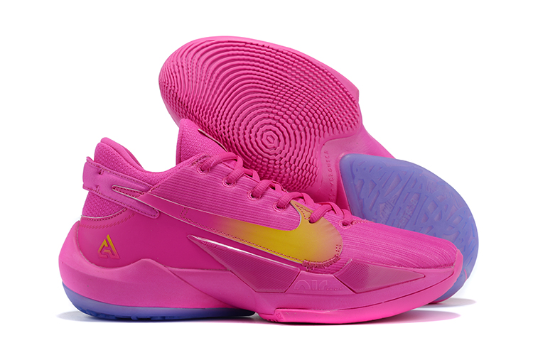 2020 Nike Freak 2 Pink Yellow - Click Image to Close